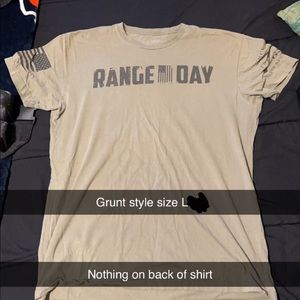 Grunt style shirt. Large